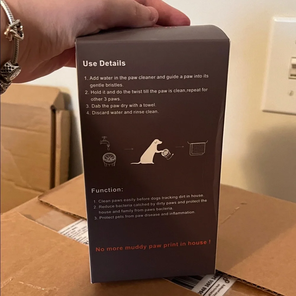 Pet Paw Cleaner - Gray